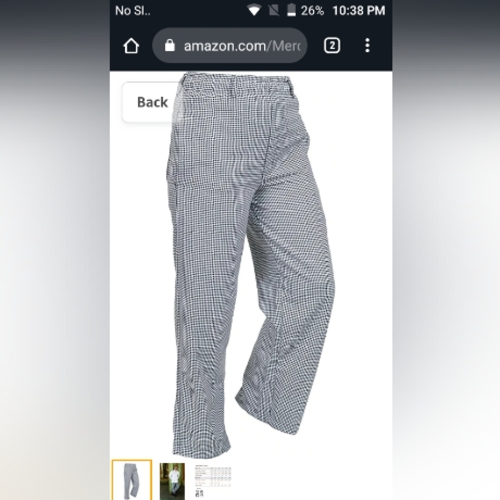 Chef Pants and chef button ups